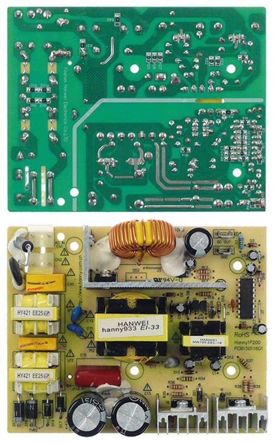 placa electronica de control p.c.b. aparat cu sistem de vacuumare HVS1000 L 125mm