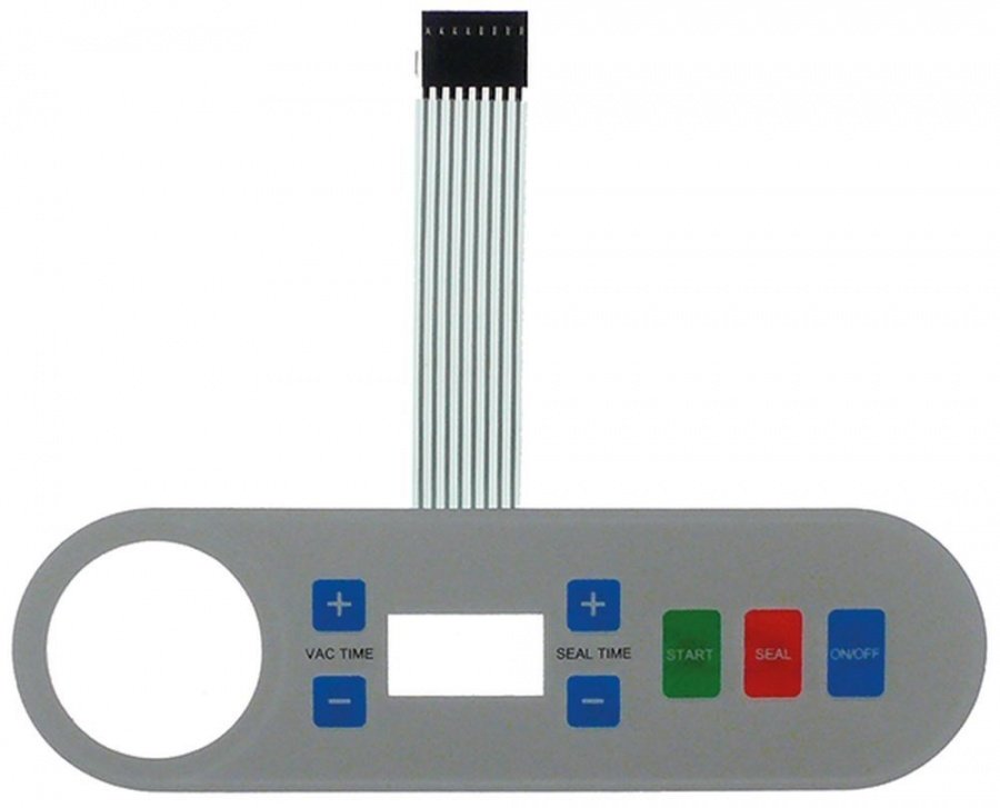 tastatura folie aparat cu sistem de vacuumare HVS1000 L 190mm L 55mm