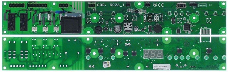 Placa display TECNOEKA S026_03, L 364 x 54 mm, 01202500 - 403726