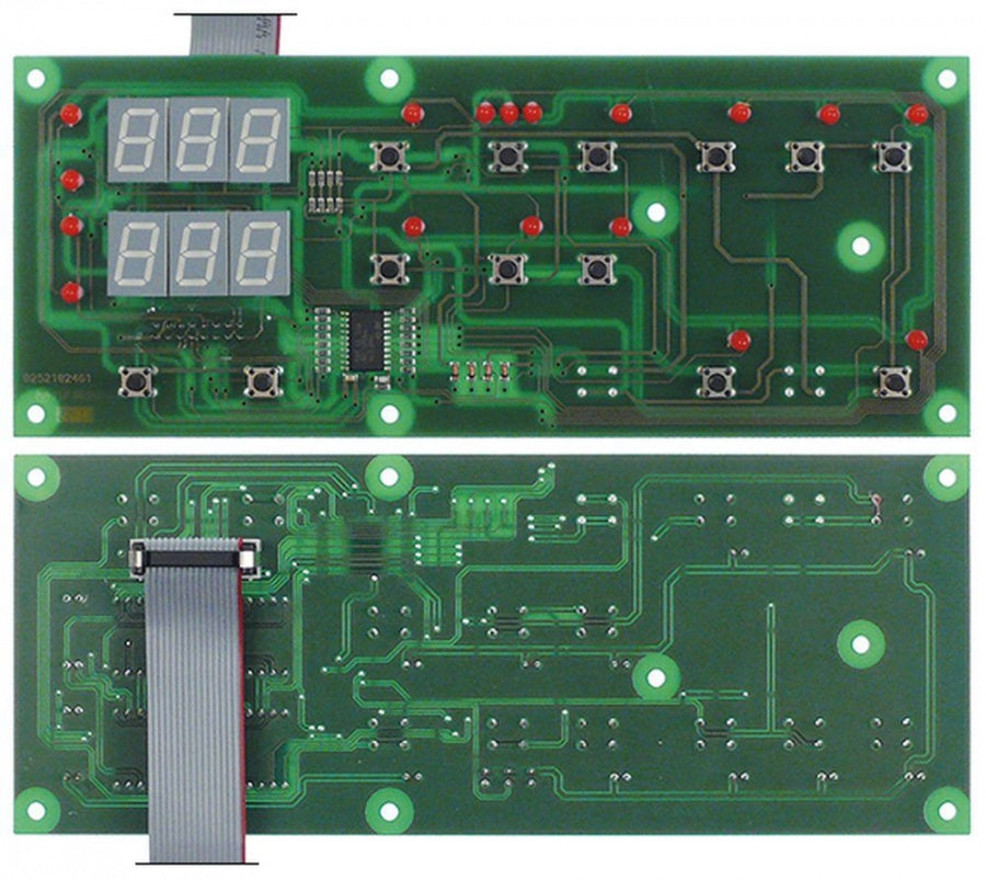 placa electronica de control p.c.b. L 203mm L 80mm