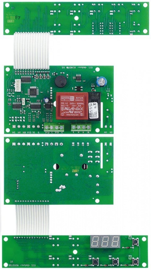 placa electronica de control p.c.b. încălzitor de mâncăruri L 147mm L 70mm