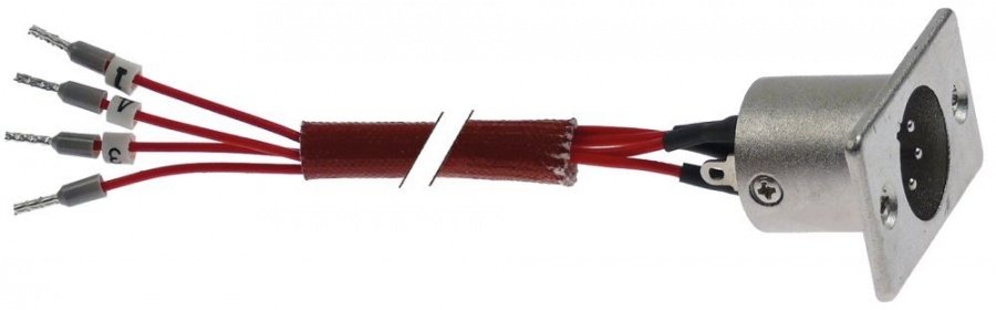 cablu de legatura cu cuplaj prin înfigere termocuplă K (NiCr-Ni) 0.8mm² L 3000mm