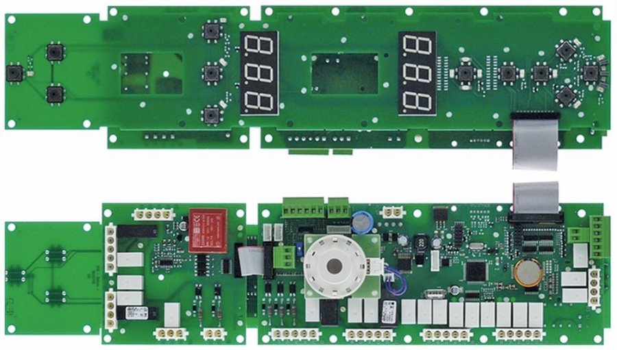 placa electronica display cu tastatura pentru cuptor combinat cu aburi