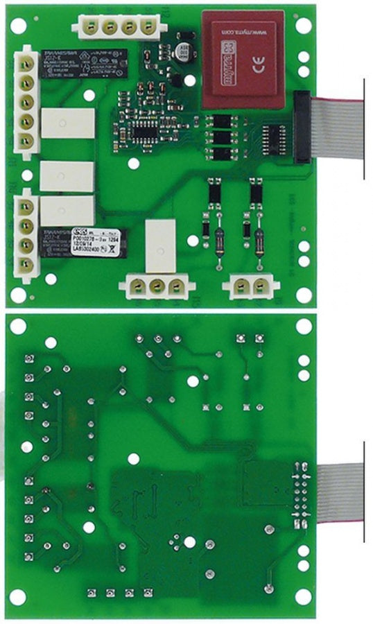 placa electronica de control p.c.b. pentru cuptor combinat cu aburi L 106mm L 103mm