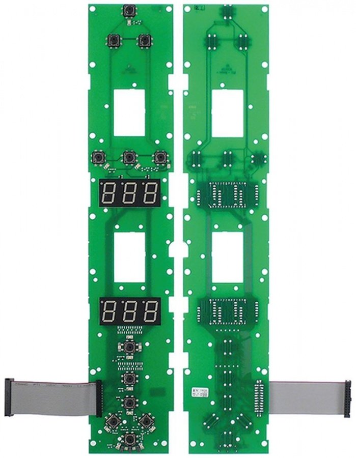 placa electronica display cu tastatura pentru cuptor combinat cu aburi L 443mm L 83mm