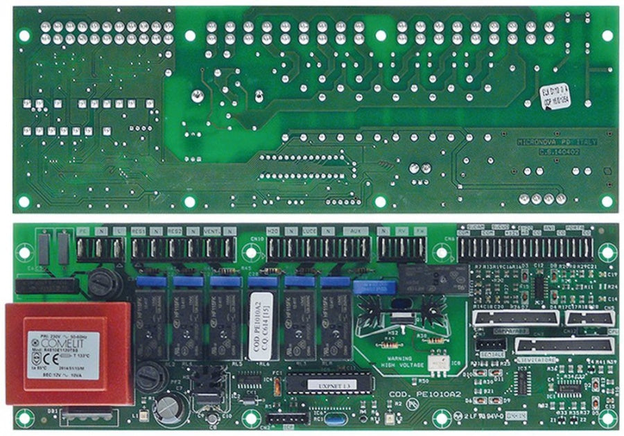 placa electronica de control p.c.b. pentru cuptor combinat cu aburi L 250mm L 86mm