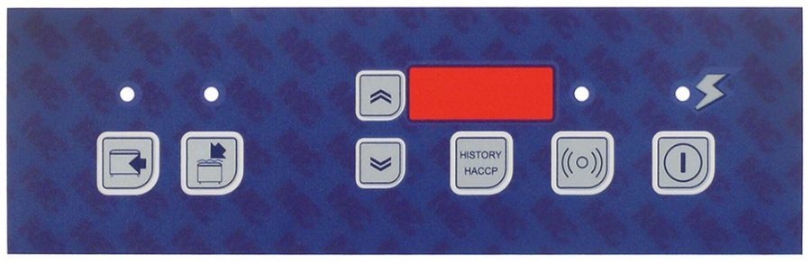 folie pentru tastatura pentru bain-marie albastru potrivit pentru ELECTROLUX, ZANUSSI L 238mm L 74mm
