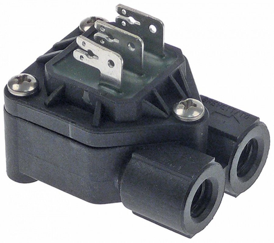 Contor volumetric - debitmetru (flowmetru) debit max. 2,3 l/min, filete M10x1 mm, material plastic - 403873