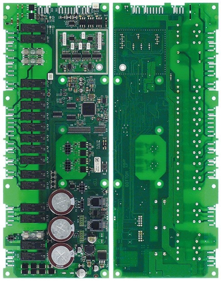 placa electronica de control p.c.b. L 320mm L 125mm