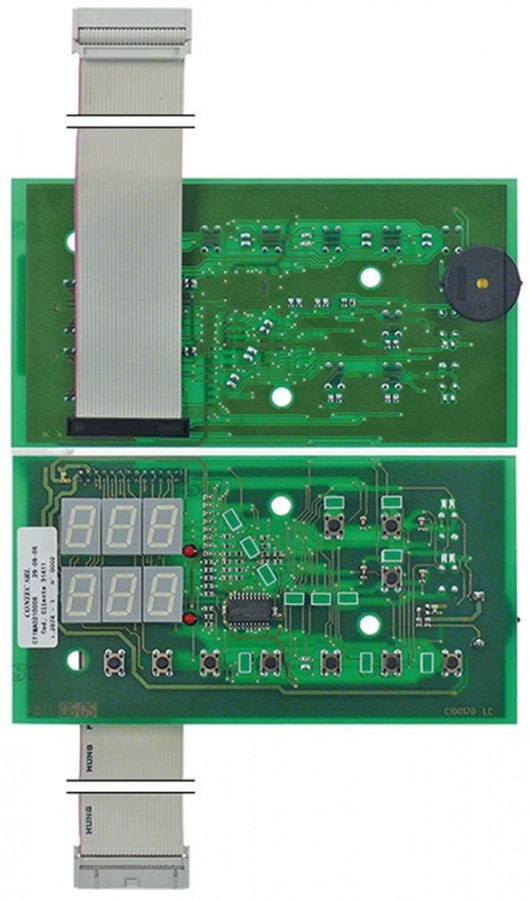 placa electronica display cu tastatura L 252mm L 112mm