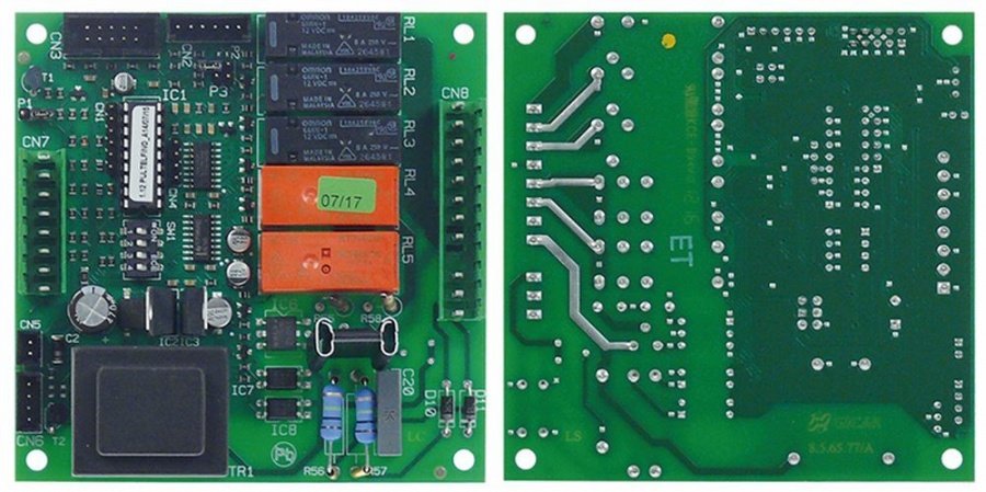 placa electronica de control p.c.b.