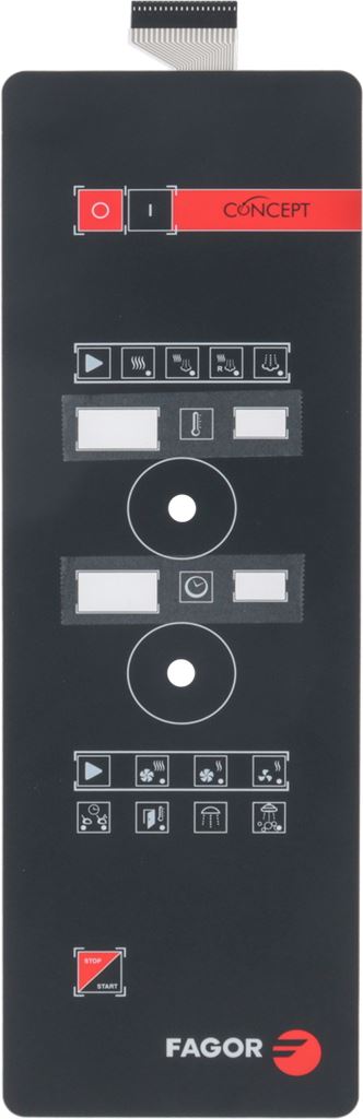 Folie tastatura cuptor Fagor 12129318, L 540x173 mm - 403921