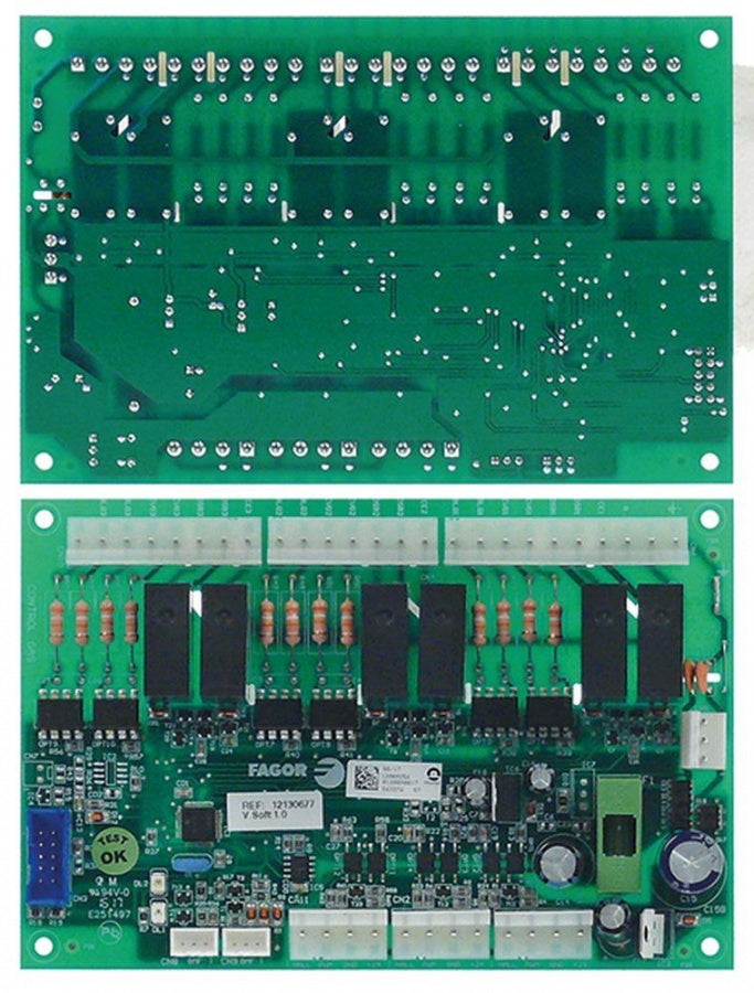 placa electronica de control p.c.b. pentru cuptor combinat cu aburi L 150mm L 100mm