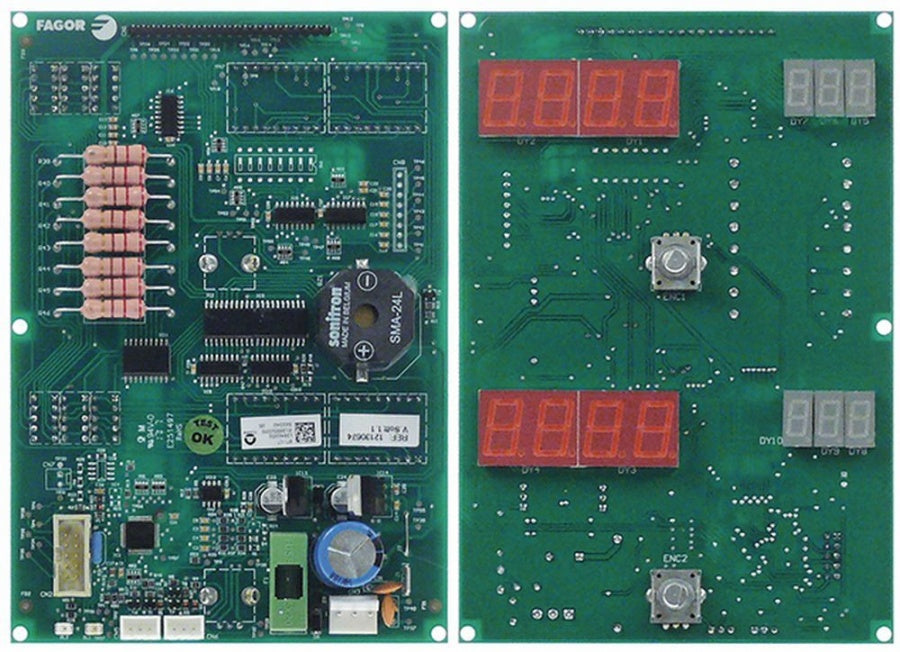 placa electronica de control p.c.b. pentru cuptor combinat cu aburi L 160mm L 110mm