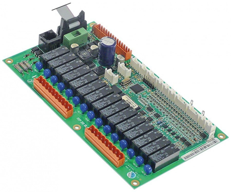 relay PCB combi-steamer B1011/B2011 L 200mm W 115mm model RP20B.15 with ribbon cable H 30mm - 404014