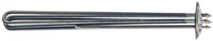 Rezistenta 9000 W, 230-400 V, cu 3 circuite, L 475 mm, flansa cu prindere in 3 suruburi ø 57,5 mm - 415022