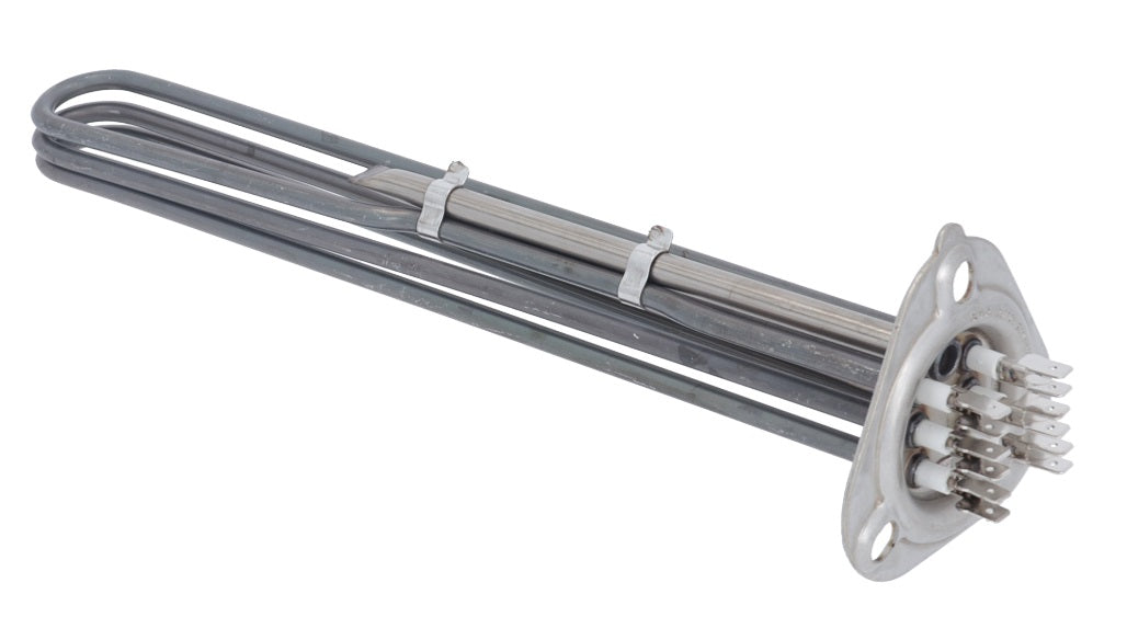 Rezistenta 6000W, 230V, cu 3 circuite, L 310 mm, flansa triunghiulara - 415080