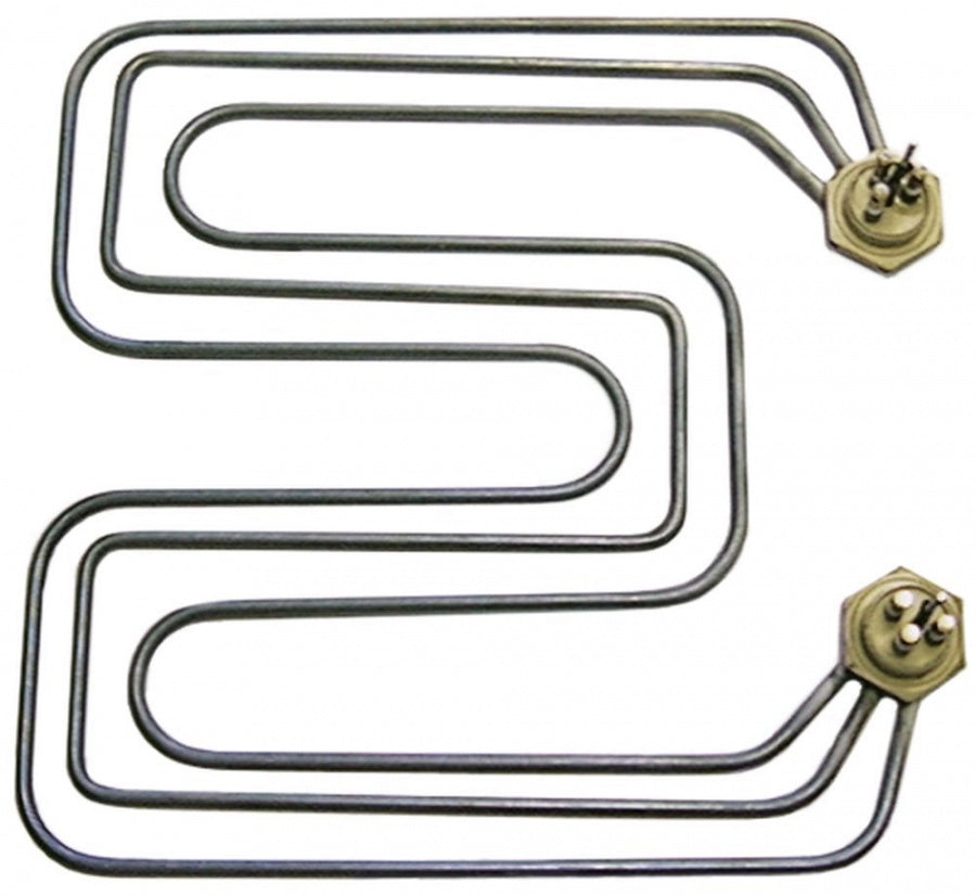 heating element 4800W 220V heating circuits 3 1¼" L 410mm W 417mm H 19mm H1 10mm tube ø 8,5mm