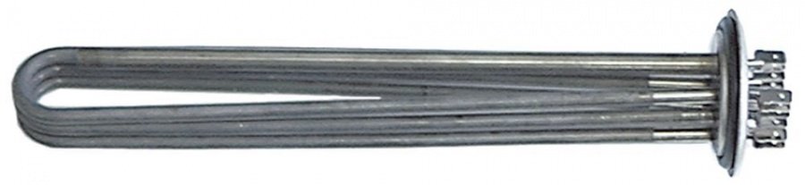 Rezistenta boiler 3000 W, 230 V, 3 circuite, lungime scufundata 260 mm, suport termostat ø 7 x 250 mm - 415262
