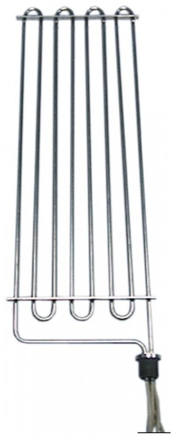 heating element 8000W 230/400V heating circuits 3 mounting pos. right M26x1,5 L 555mm W 177mm H 27mm