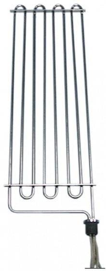 heating element 8000W 230/400V heating circuits 3 mounting pos. right M26x1,5 L 555mm W 177mm H 27mm