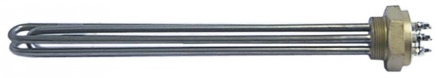 Rezistenta 6000 W, 400 V, cu 3 circuite, L 405 mm, filet 1½" - 415392