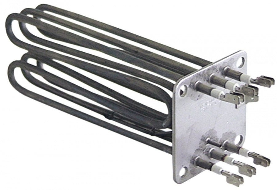Rezistenta 9000W, 230V, cu 3 circuite, L 200 mm, flansa 82x82mm - 415550