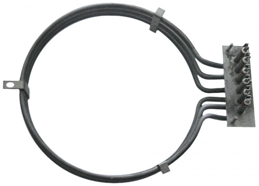 Rezistenta pentru cuptor Wiesheu-Wiwa 4500 W, 230 V, cu 3 circuite, L 306 mm, int. ø 240 mm, ext. ø 257 mm, flansa L 121x40 mm - 415843