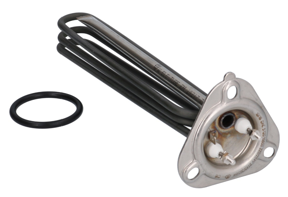 Rezistenta 3000W, 230V, L 260 x 29 mm, H 35 mm, flansa ø 47,5 mm - 416205