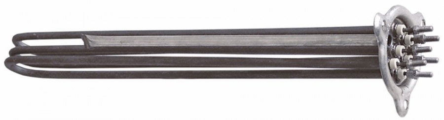 Rezistenta 9000 W, 230 V, L 410 mm, cu 3 circuite si teaca bulb termostat - 416215