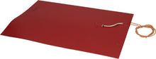 Rezistenta folie silicon rosu 400 x 290 mm, 1000 W, 230 V, cu limitator de temperatura, t. max. 140°C, rezistenta plana autoadeziva - 416371