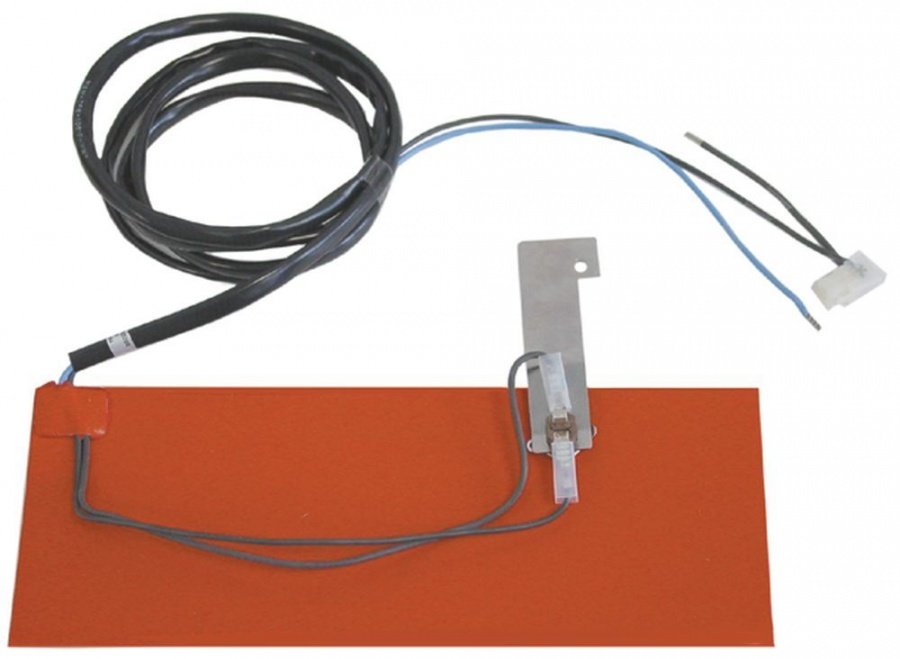 Rezistenta folie silicon rosu 310 x 115 mm, 600 W, 230 V, cu termostat de siguranta, rezistenta plana autoadeziva - 416395