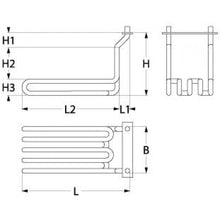 Rezistenta friteuza 3300W, 230V - 416499