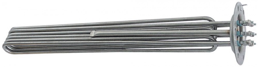 Rezistenta 9000W, 230V, cu 3 circuite, L 425 mm, flansa cu 6 gauri, Z721701000, Z721701 - 416614