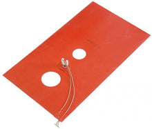 Rezistenta folie silicon rosu 500 x 290 mm, 1350 W, 230 V, cu limitator de temperatura, temperatura maxima 175°C, rezistenta plana autoadeziva - 416688