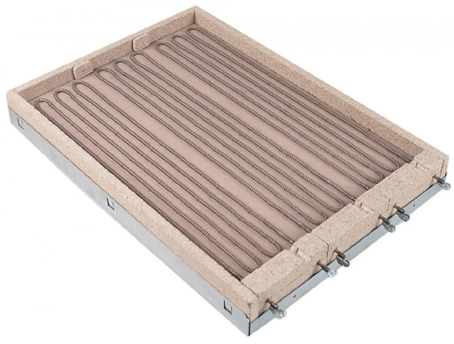radiation heater rectangular 3450W 220V L 458mm W 320mm heating circuits 3 connections 3x 2