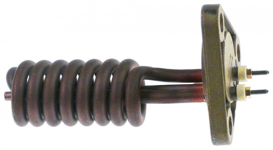 Rezistenta spiralata 1750 W, 230 V, L 135 mm, flansa triunghiulara - 417351