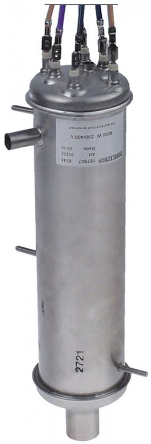 flow heater 6000W 230/400V ø 58mm H 265mm suitable for ANIMO for ComBi Line