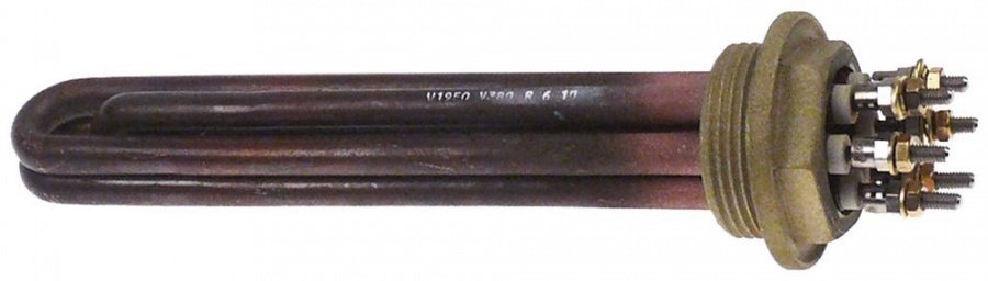 Rezistenta 1950 W, 230 V, adancime L 180 mm, filet flansa 1¼" - 417377