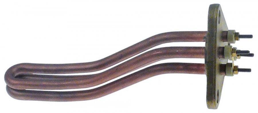 heating element 1800W 230V heating circuits 2 mounting ø 39,5mm hole distance 58mm L 165mm