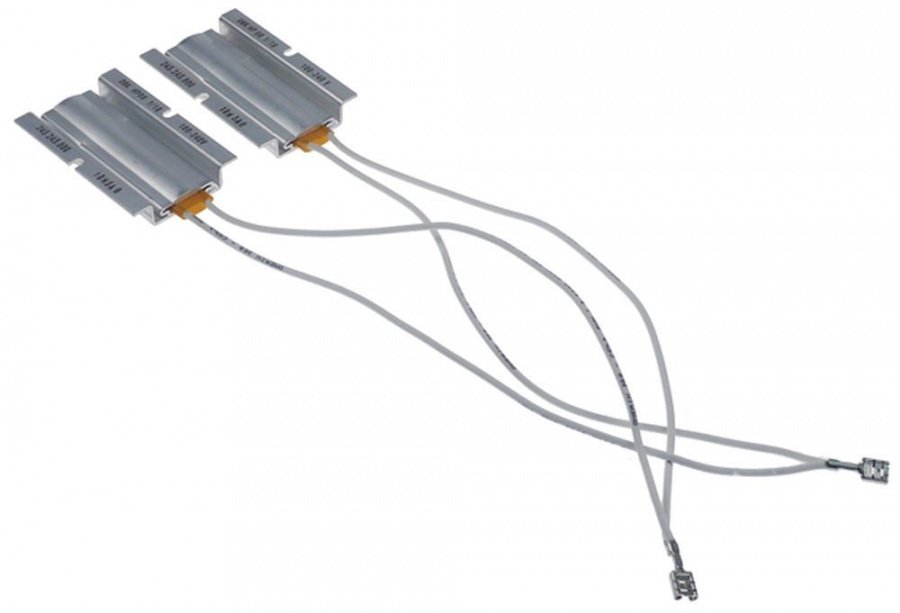 PTC element 60+60W 100-240V heating circuits 2 L 75mm W 48mm H 11mm cable length 280mm