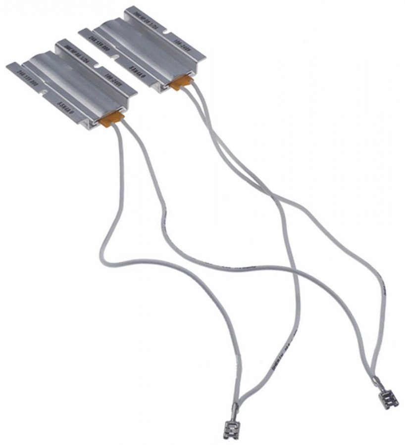 PTC element 80+80W 100-240V heating circuits 2 L 75mm W 48mm H 11mm cable length 300mm