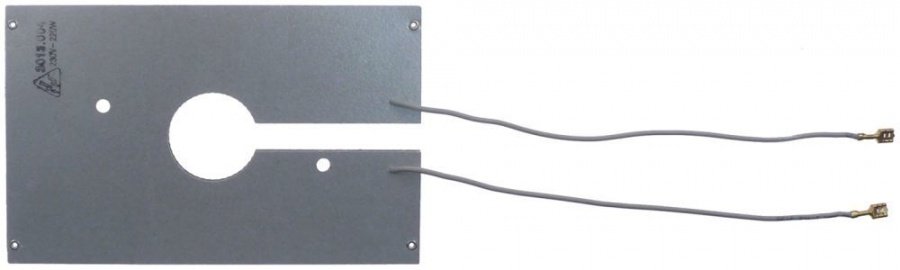 hot plate 220W 230V L 210mm W 132mm connection Faston 6,3mm cable length 250mm