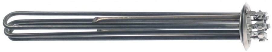 Rezistenta 4500 W, 230 V, cu 3 circuite, flansa ø 47,5 mm, L 345 x 33 mm, H 40 mm - 417535