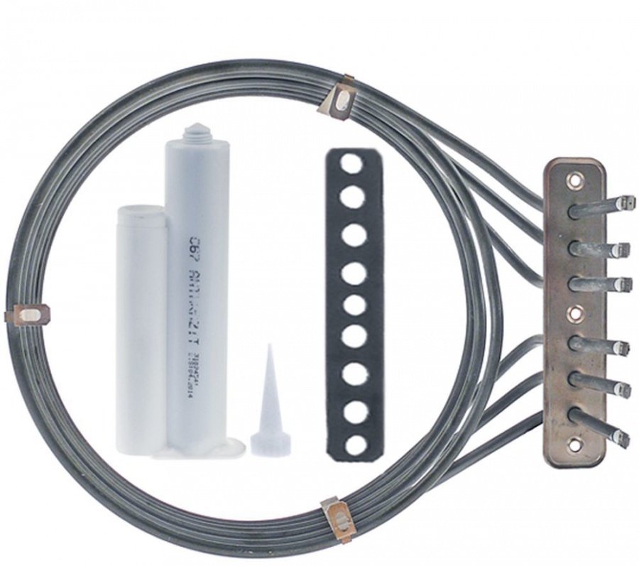heating element kit 4700W 230V heating circuits 3 ID ø 224mm ED ø 235mm L 270mm H 97mm L1 15mm - 417550