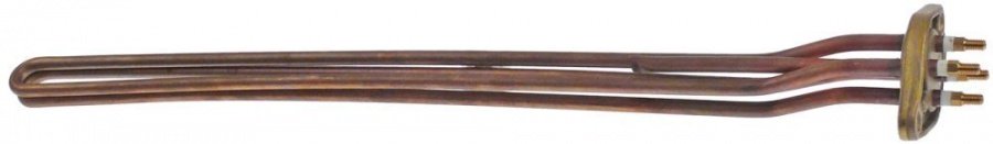 heating element 5000W 230V heating circuits 2 mounting ø 42mm hole distance 74mm L 570mm W 32mm - 417580