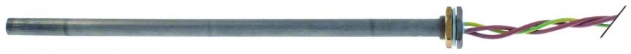 heating cartridge 400W 230V L 283mm ø 12,2mm thread 3/8" cable length 1500mm for tank - 417612