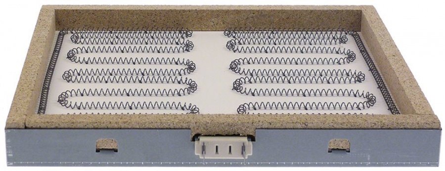 rezistenta radianta dreptunghiular 1500watt 230V L 300mm L 250mm Î 35mm CÎ 1 racorduri 2