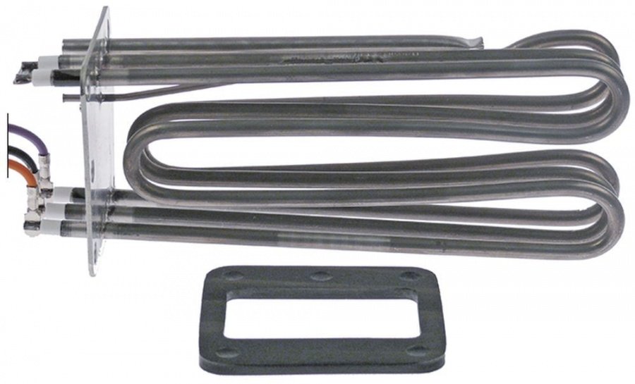 Rezistenta 9000 W, 400 V, L 195 mm, flansa 82 x 82 mm, cu 3 circuite Rational CMP 101 E, SCC 61 E WE - 417646