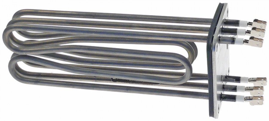 Rezistenta 9000W, 230V, 3201.1004, cu 3 circuite, L 205x38 mm, H 70 mm, flansa 82x82 mm - 417695